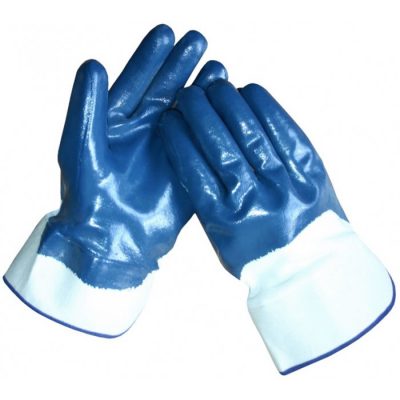 HSGH Werkhandschoen met NBR coating en ventilerende rug op jersey voering met canvas kap 10247